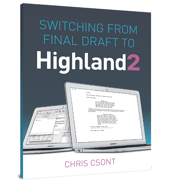 Switching from Final Draft to Highland 2
